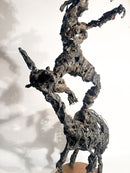 Scultura di Cavaliere in Ferro di Agenore Fabbri Anni 70