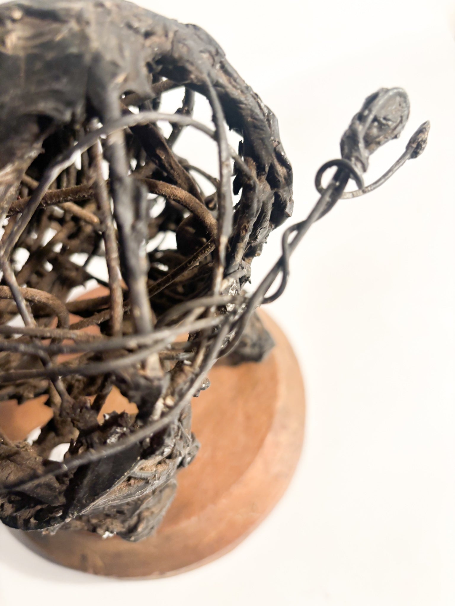 Knight Sculpture in Iron by Agenore Fabbri 70s