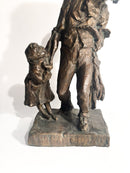 Bronze Sculpture of Two Figures 'The Caprices' by Edmondo Furlan 1960s