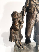 Bronze Sculpture of Two Figures 'The Caprices' by Edmondo Furlan 1960s