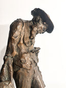 Bronze Sculpture of Two Figures 'The Caprices' by Edmondo Furlan 1960s