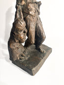 Bronze Sculpture of Two Figures 'The Caprices' by Edmondo Furlan 1960s