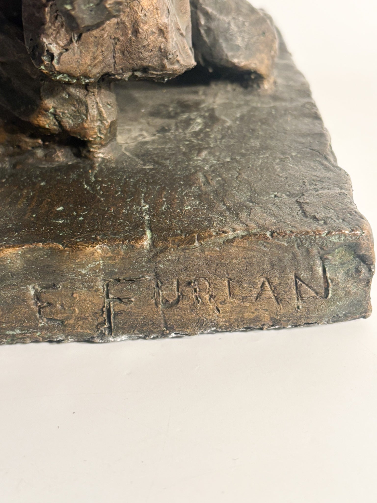 Bronze Sculpture of Two Figures 'The Caprices' by Edmondo Furlan 1960s