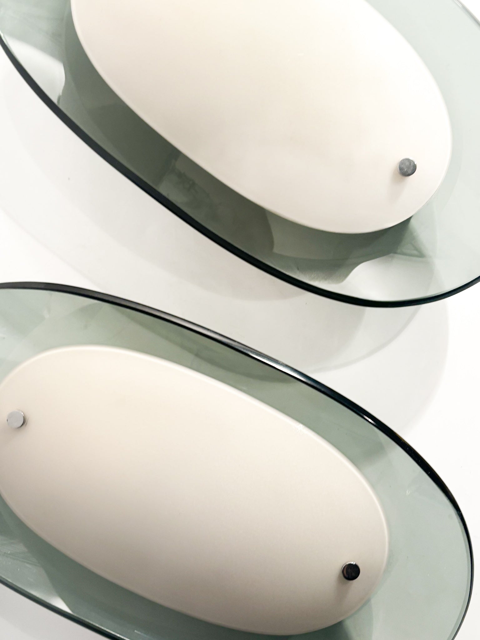 Wall Sconce in Glass Attributed to Fontana Arte 1970s