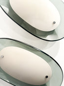 Wall Sconce in Glass Attributed to Fontana Arte 1970s