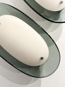 Wall Sconce in Glass Attributed to Fontana Arte 1970s