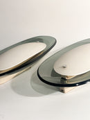 Wall Sconce in Glass Attributed to Fontana Arte 1970s