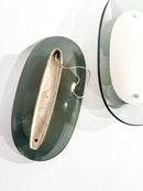 Wall Sconce in Glass Attributed to Fontana Arte 1970s