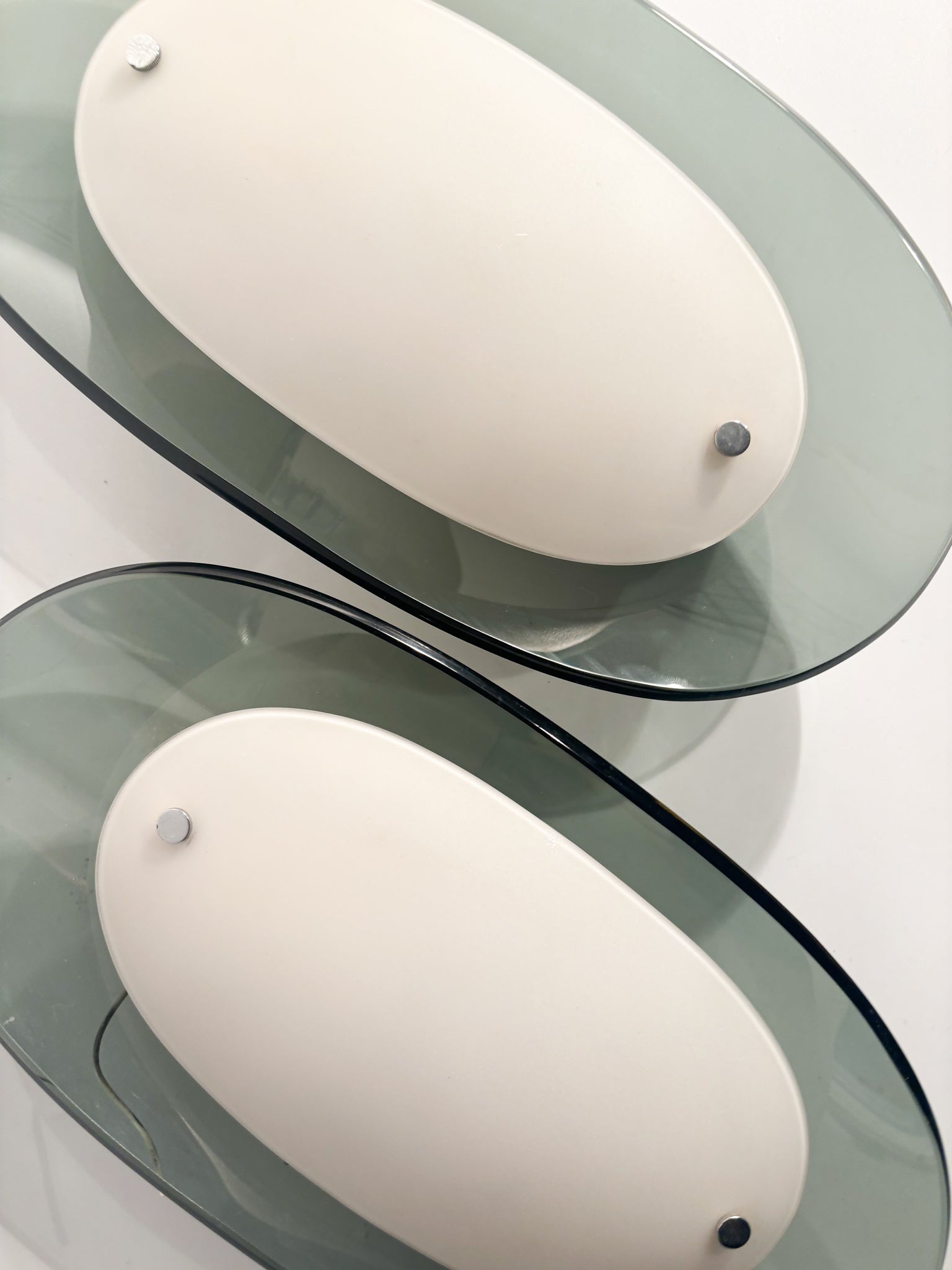 Wall Sconce in Glass Attributed to Fontana Arte 1970s