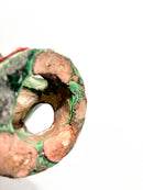 Scultura Cinese in Terracotta di Pappagallo Verde Anni 50