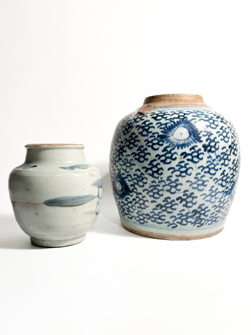 Vaso in Ceramica Cinese Dinastia Qing Periodo Tung Chih (1862 - 1875)