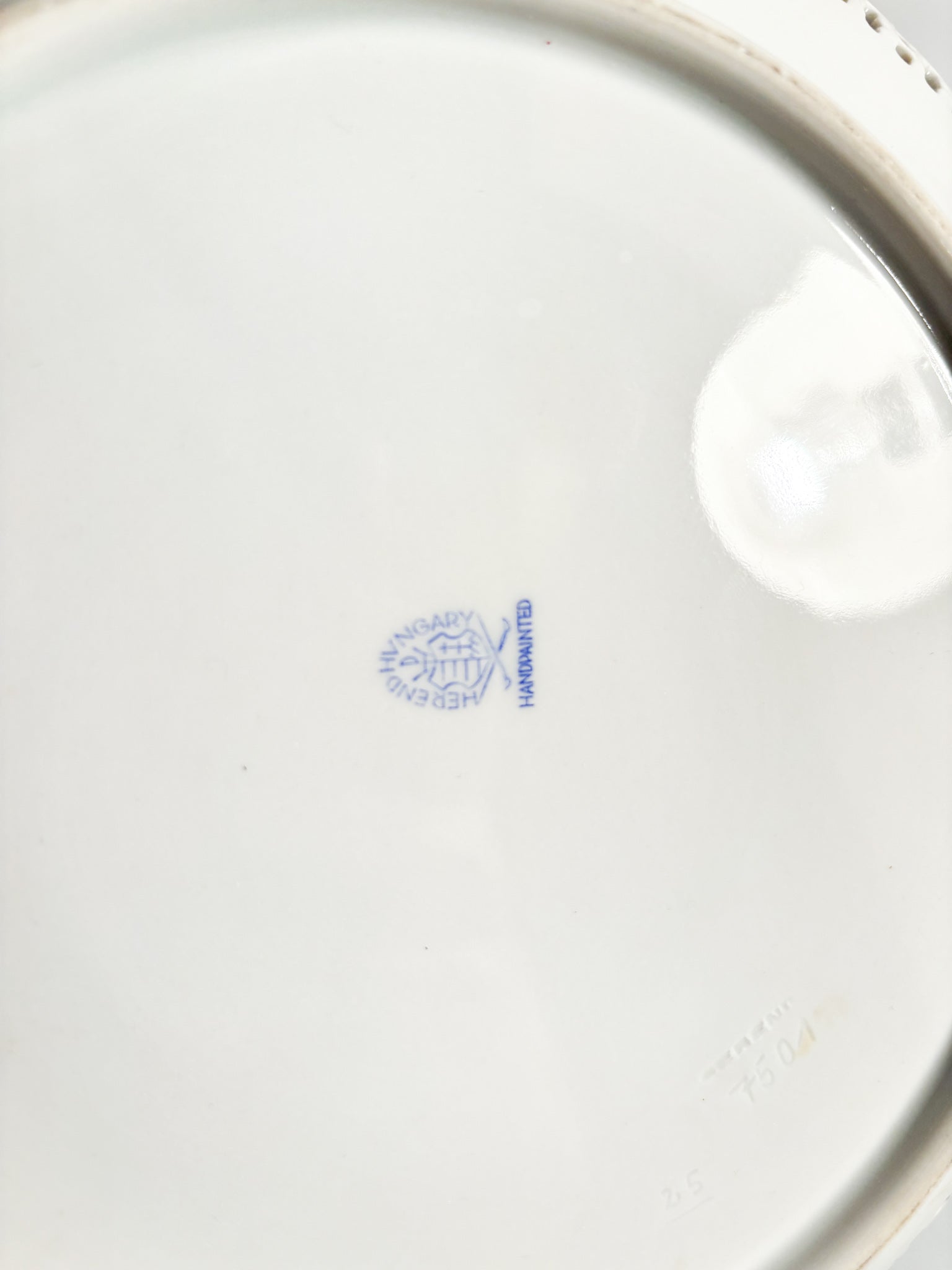 Herend Porcelain Centerpiece with Fruit Motif from the 1960s