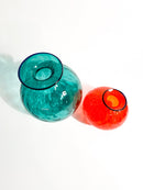 Vaso Balloton di Venini in Vetro di Murano Azzurro del 2009