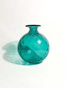 Vaso Balloton di Venini in Vetro di Murano Azzurro del 2009