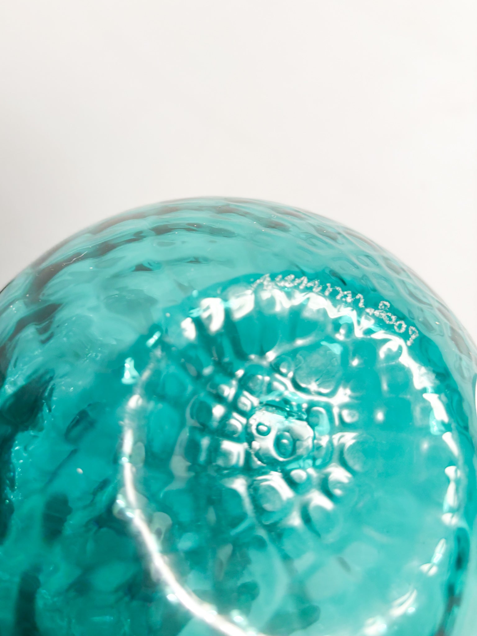 Balloton Vase by Venini in Light Blue Murano Glass from 2009
