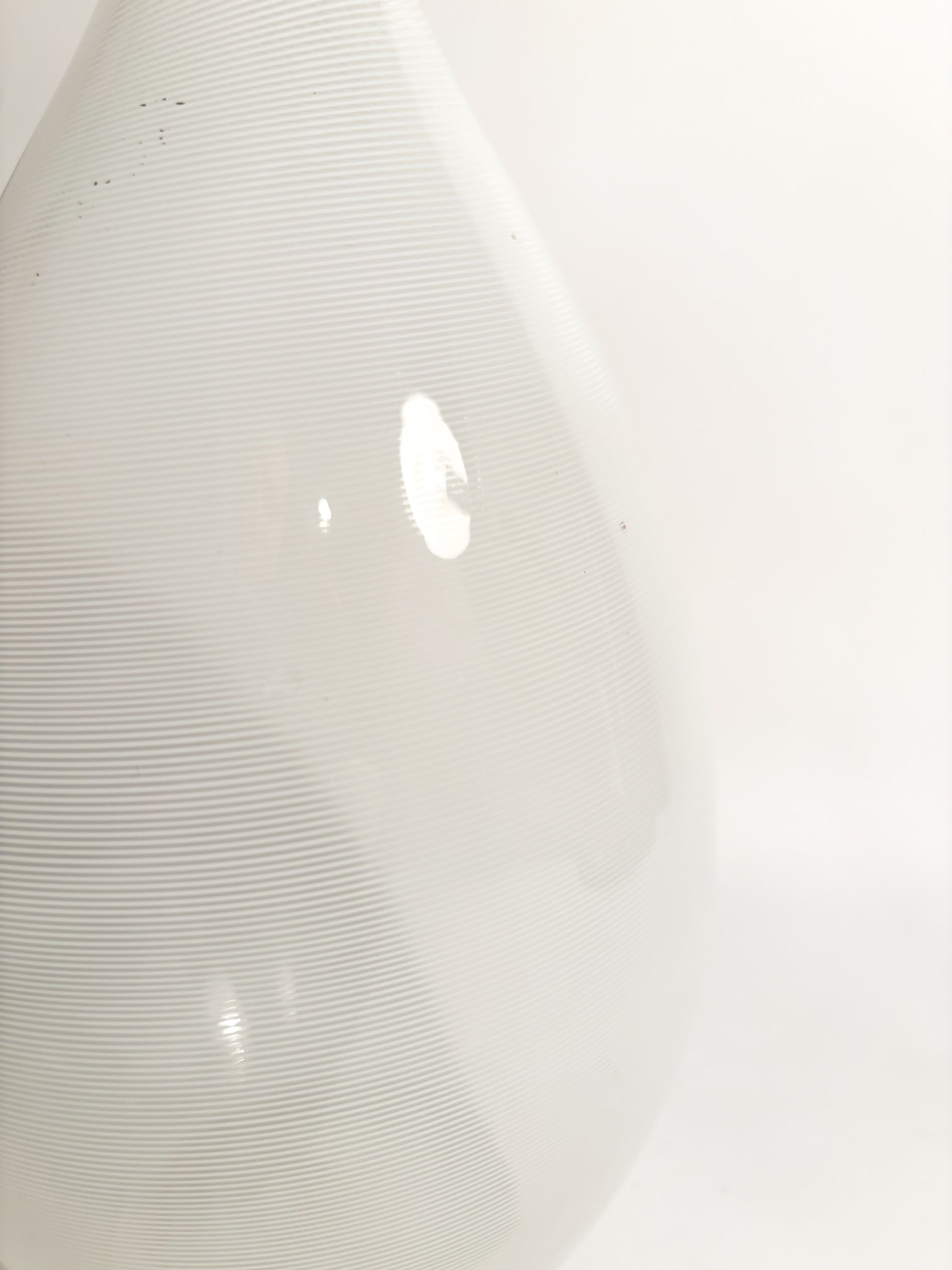 Vase by Barovier & Toso in Murano Glass with 1950s Filigree Workmanship