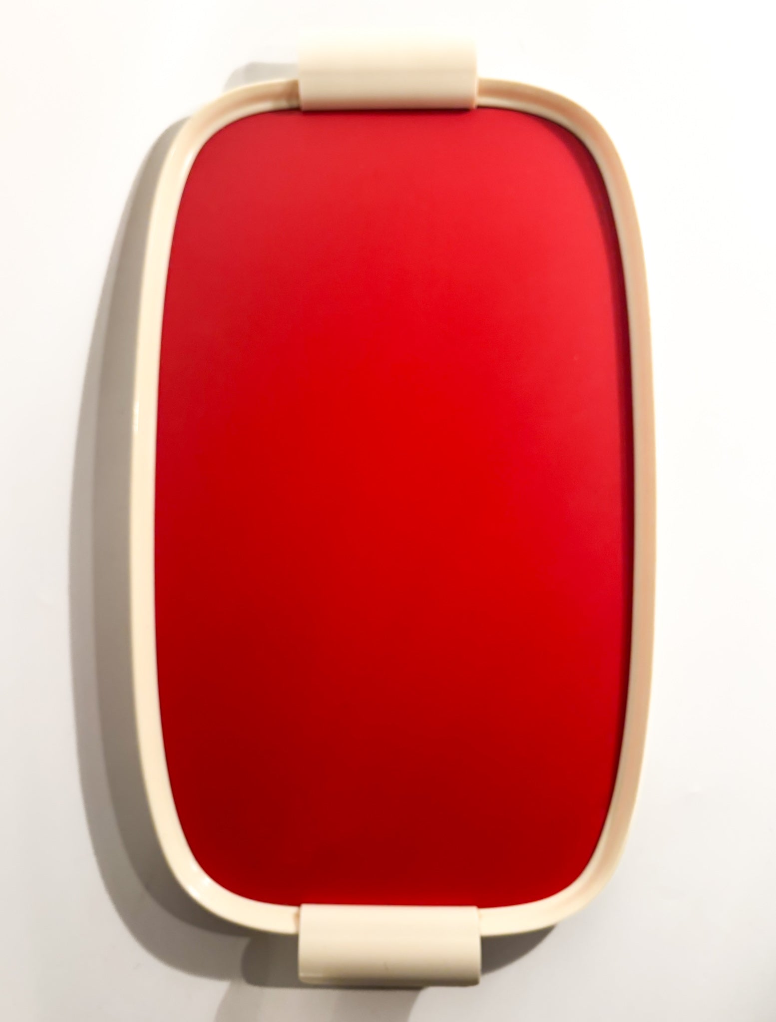 Red and White Tray Style 50s Made in Italy