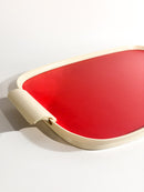 Red and White Tray Style 50s Made in Italy