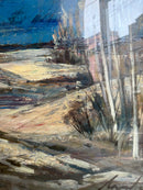 Dipinto Olio su Tela di Paesaggio di Lamberto Lamberti Anni 70