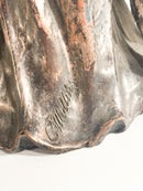 Ceramic Sculpture of Lady with Fox Terrier by Ceramiche Mollica 1940s