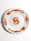 Meissen Porcelain Plate Red Court Dragon Mark 1850-1925