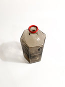 Vaso di Venini Monofiore Esagonale in Vetro di Murano Grigio del 1979