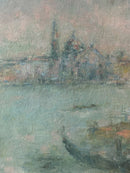 Oil Painting on Panel of the City of Venice from the 1970s