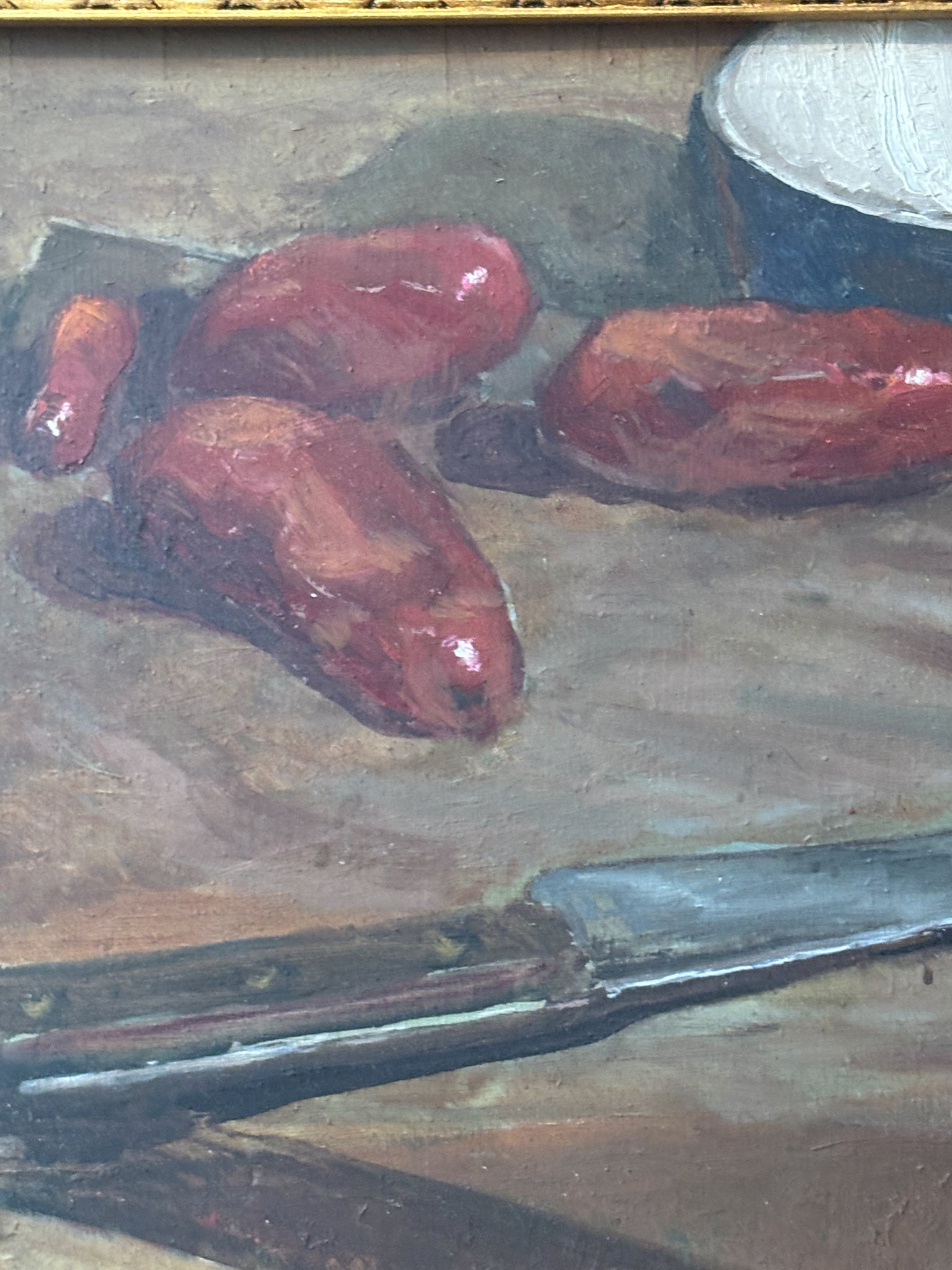 Oil Painting on Panel of Still Life by Pedro Minas in 1960