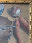Oil Painting on Panel of Still Life by Pedro Minas in 1960