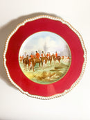 Set di Quattro Piatti Spode Copeland China Dipinti A Mano Primi Novecento