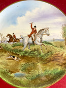 Set di Quattro Piatti Spode Copeland China Dipinti A Mano Primi Novecento