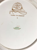 Set di Quattro Piatti Spode Copeland China Dipinti A Mano Primi Novecento