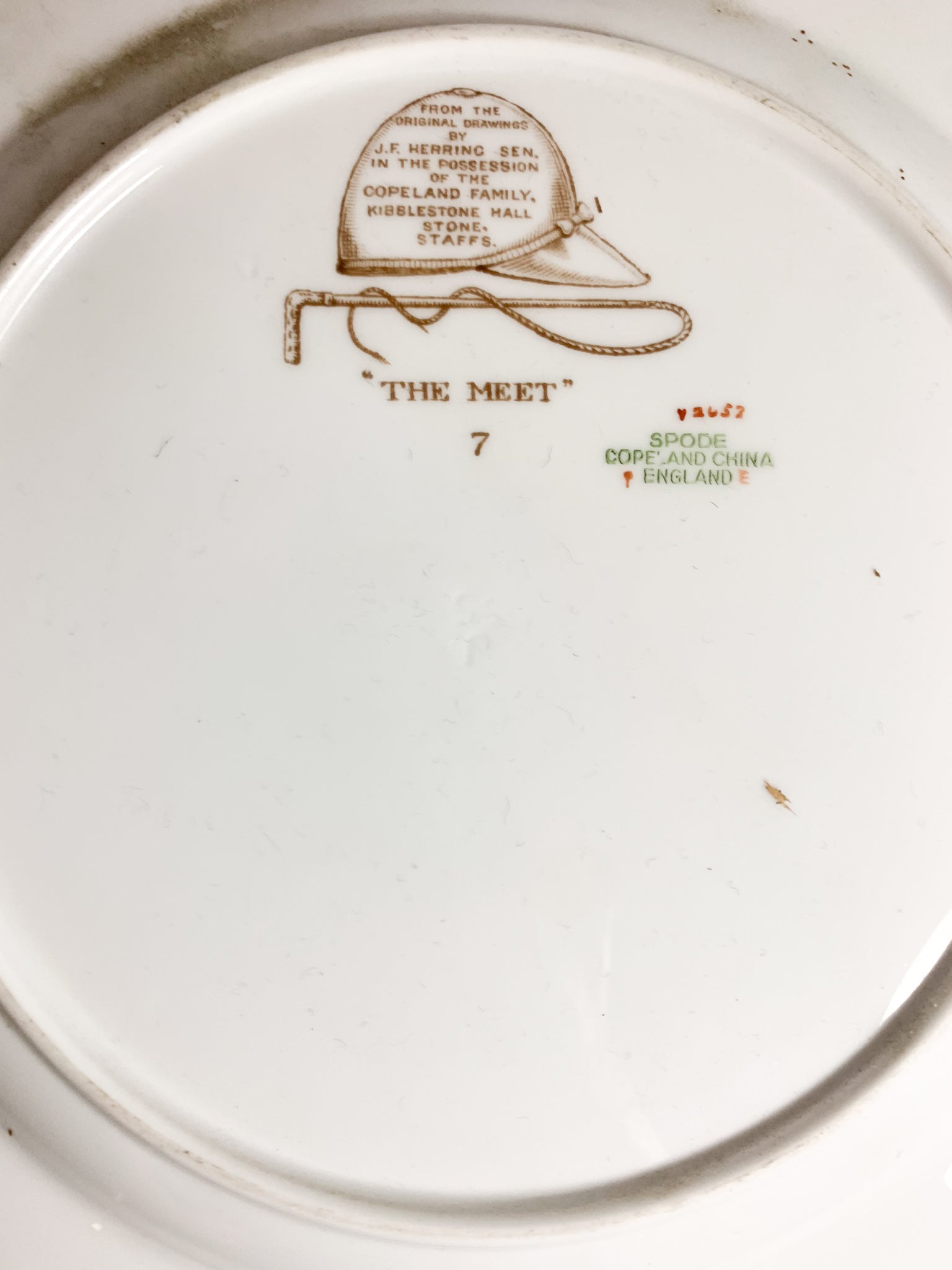 Set of Four Early 20th Century Hand Painted Spode Copeland China Plates