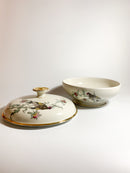 Potiche in Porcellana di Johann Seltmann Decorata a Mano Anni 50