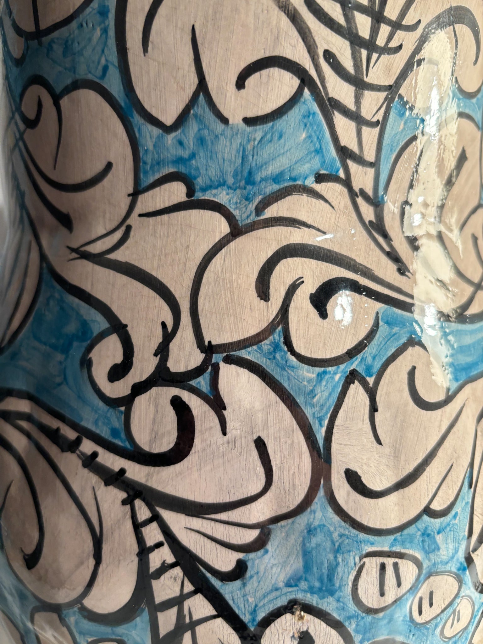 Female Moor's Head from Caltagirone by Ceramiche Germano from the 1990s