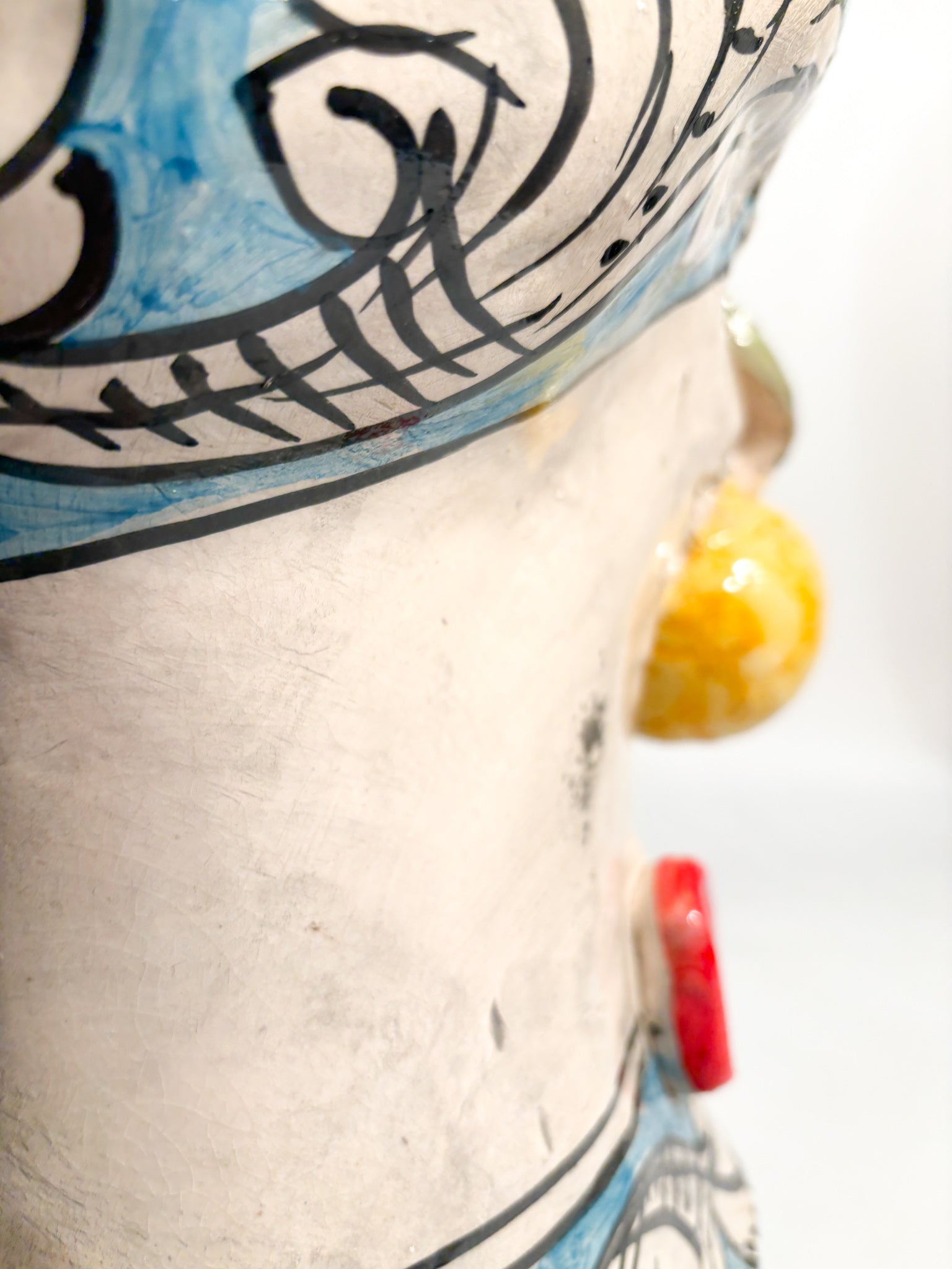 Female Moor's Head from Caltagirone by Ceramiche Germano from the 1990s