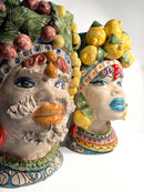 Male Moor's Head from Caltagirone by Ceramiche Germani from the 90s