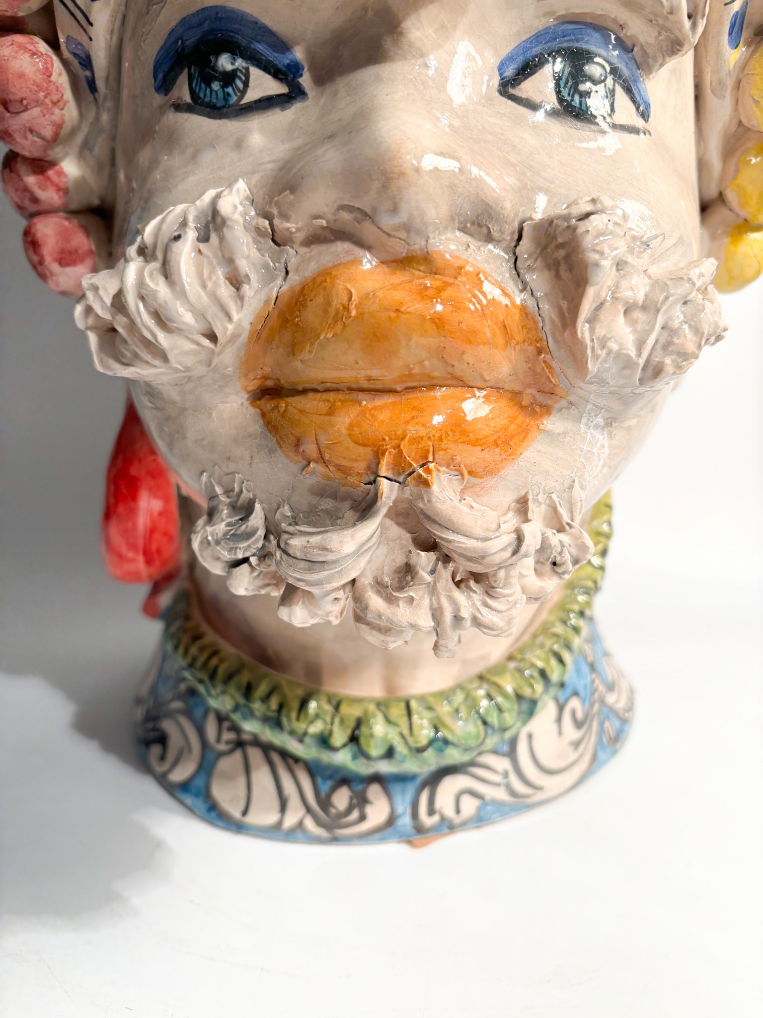 Male Moor's Head from Caltagirone by Ceramiche Germani from the 90s