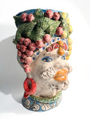 Male Moor's Head from Caltagirone by Ceramiche Germani from the 90s