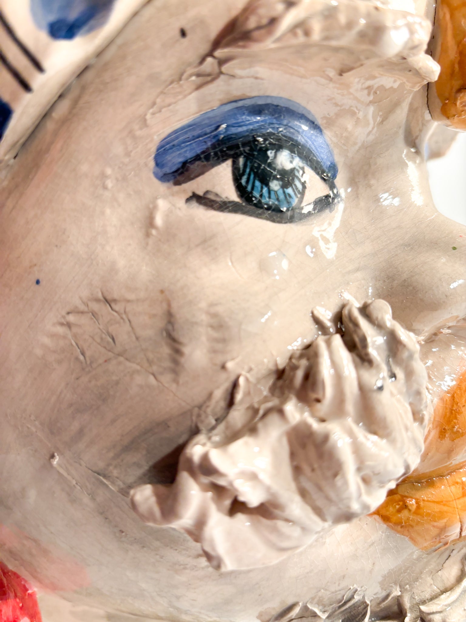 Male Moor's Head from Caltagirone by Ceramiche Germani from the 90s