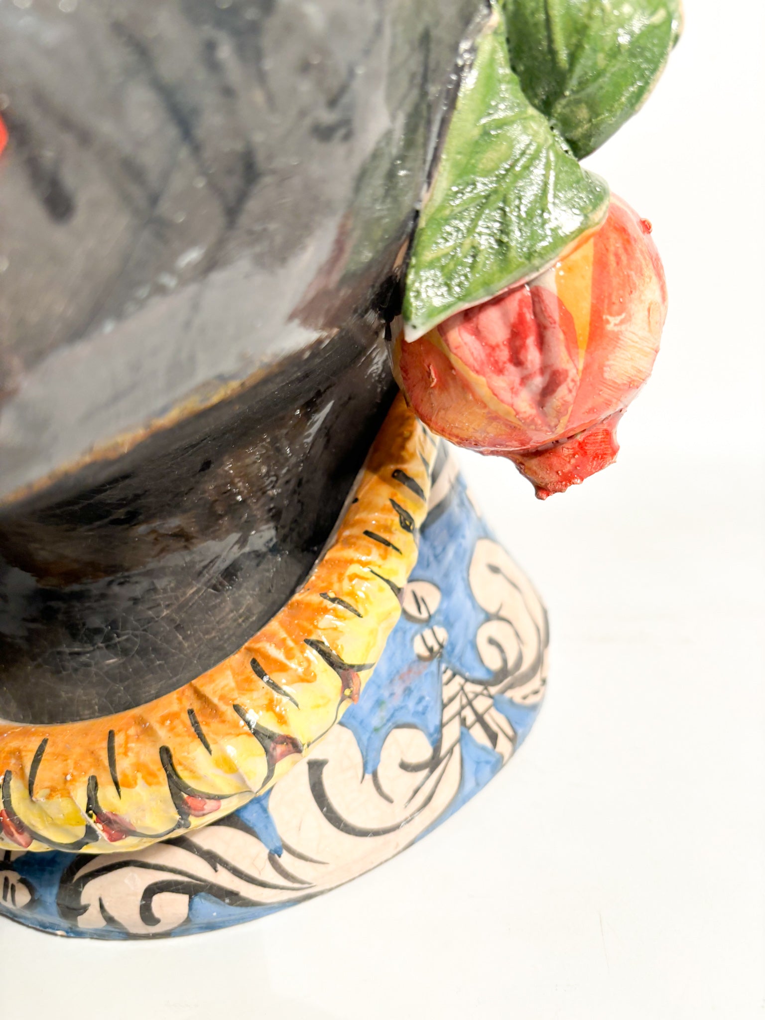 Female Moor's Head from Caltagirone by Ceramiche Germano from the 1990s