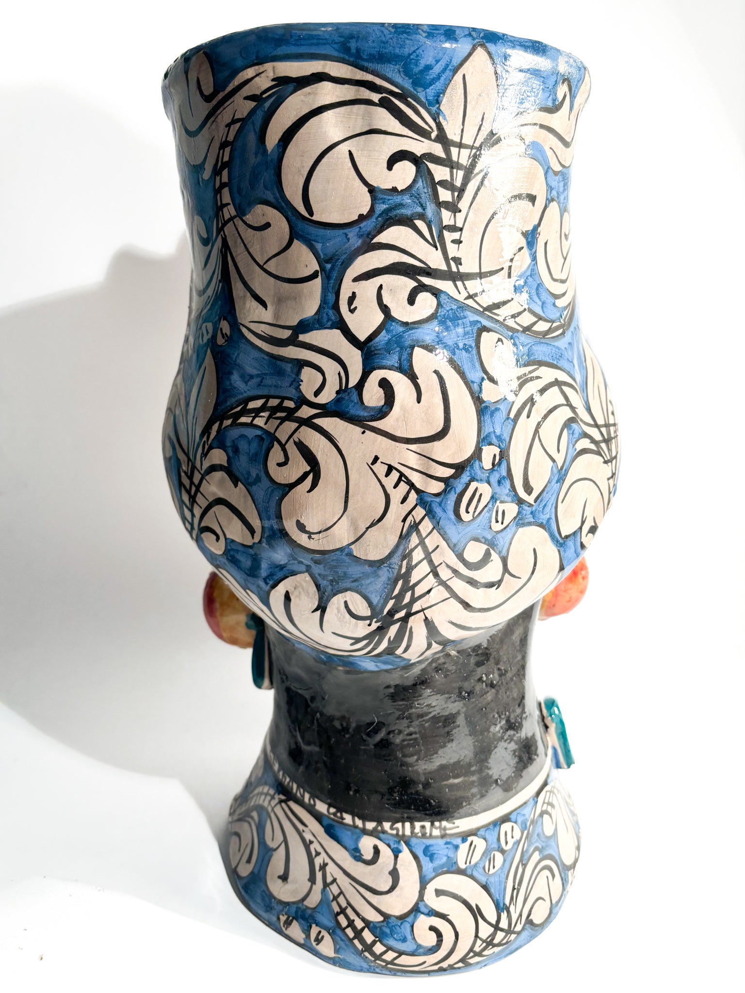 Female Moor's Head from Caltagirone by Ceramiche Germano from the 1990s