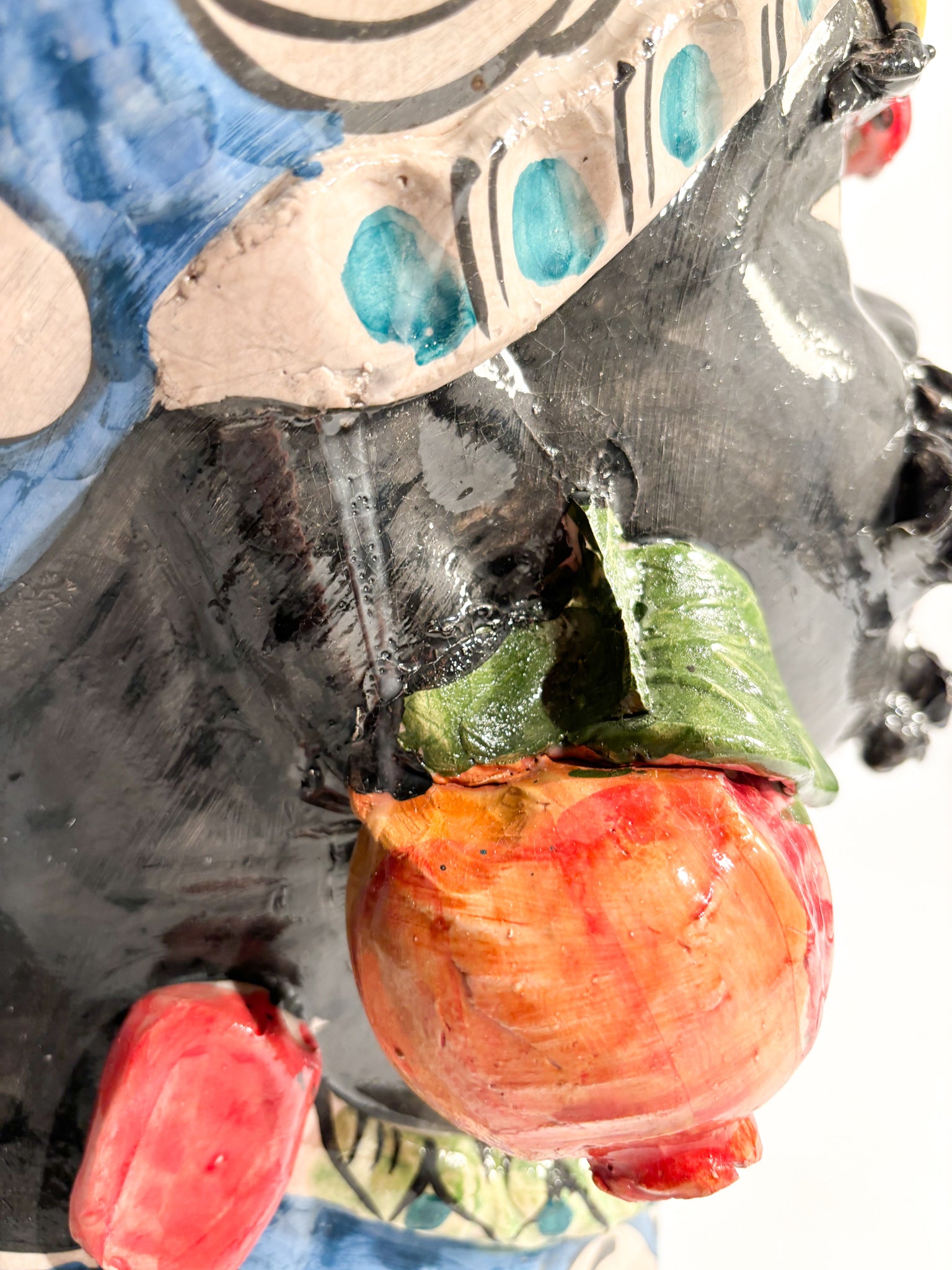 Male Moor's Head from Caltagirone by Ceramiche Germano from the 1990s