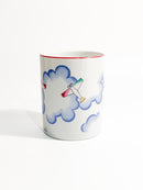 Vaso di Richard Ginori Riedizione Modello Alato di Gio Ponti