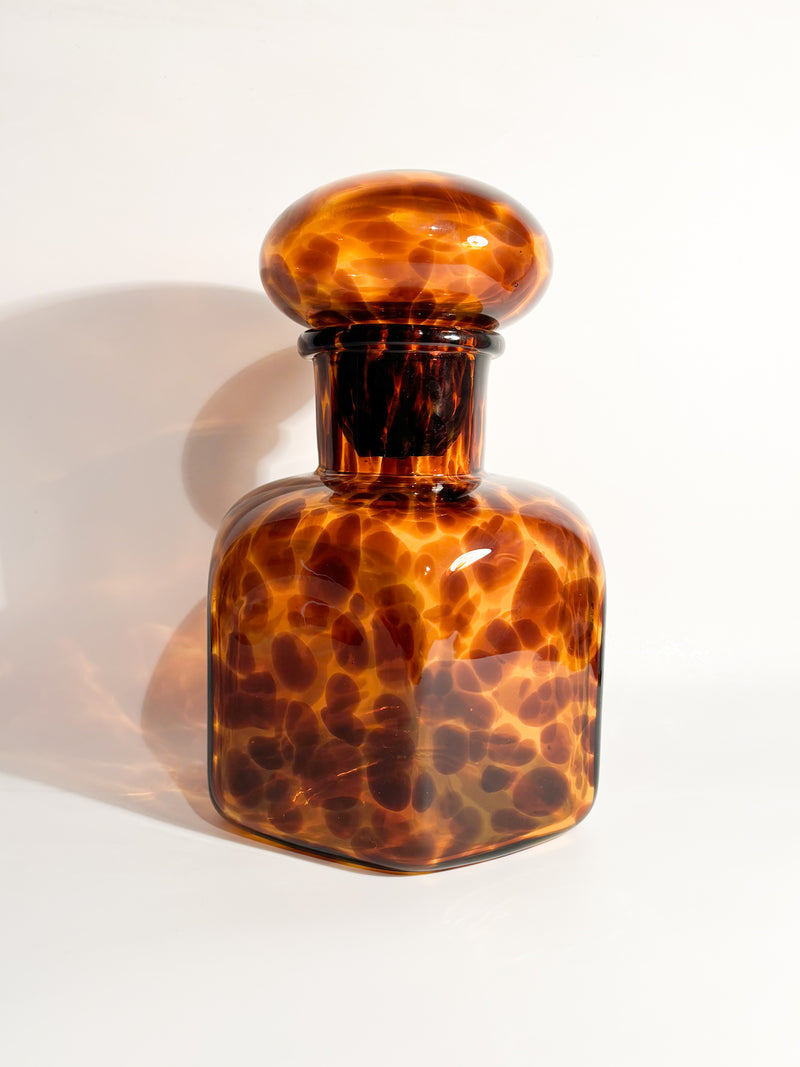 Bottle Vase in Spotted Murano Glass by Barovier and Toso, 1950s