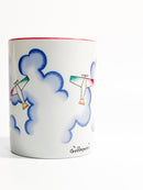 Vaso di Richard Ginori Riedizione Modello Alato di Gio Ponti