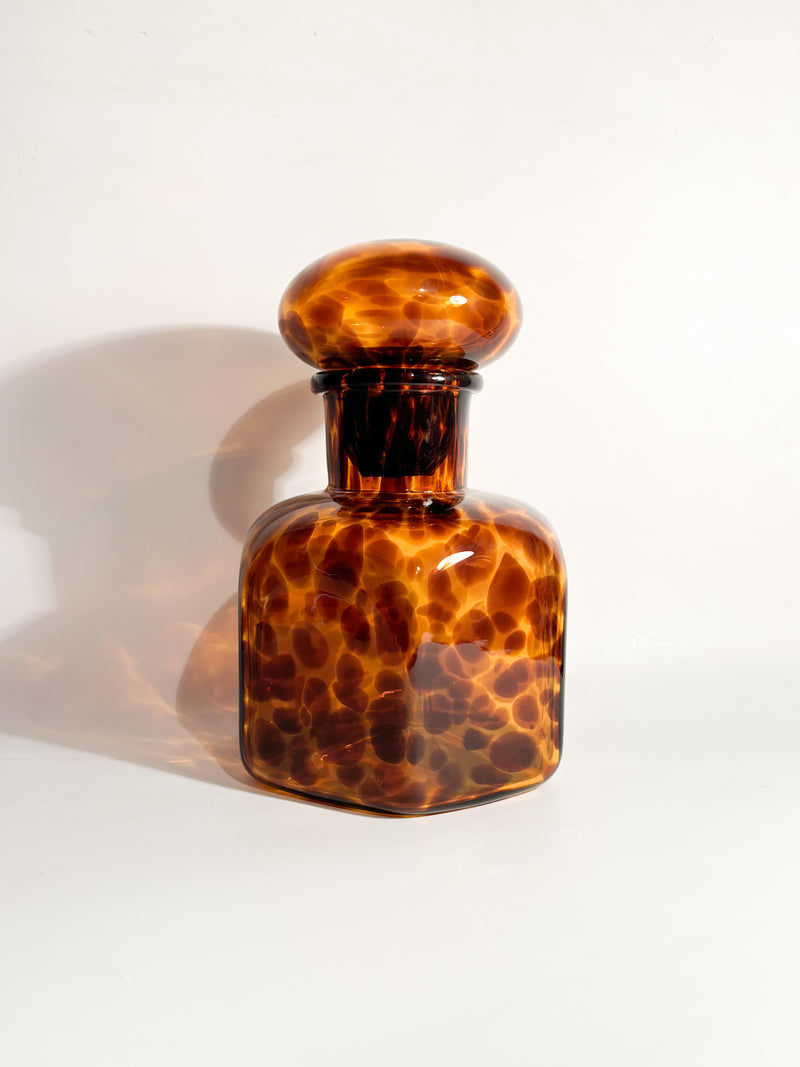 Bottle Vase in Spotted Murano Glass by Barovier and Toso, 1950s