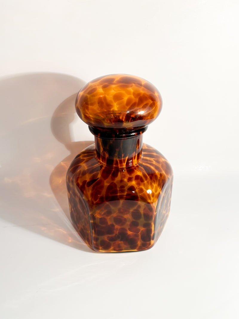 Bottle Vase in Spotted Murano Glass by Barovier and Toso, 1950s