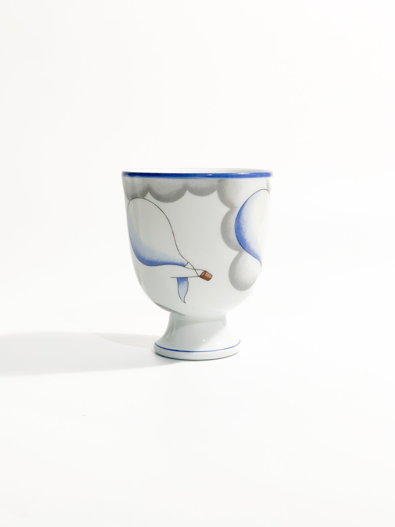 Coppa di Richard Ginori Riedizione del Modello Alato di Gio Ponti