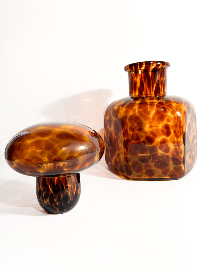 Bottle Vase in Spotted Murano Glass by Barovier and Toso, 1950s